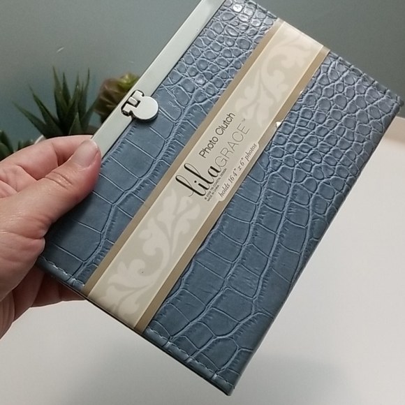 Lila grace photo clutch blue - Picture 2 of 6